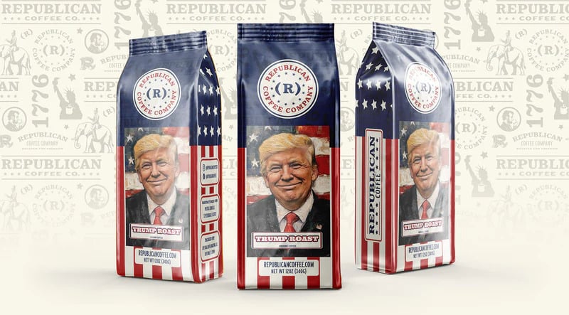 O Trump Roast, da Republican Coffee